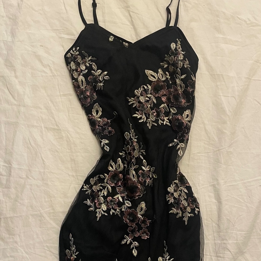 Cute slip mesh dress